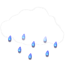 Patchy rain nearby