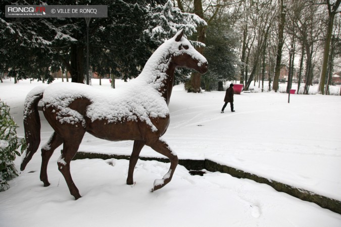 2013 - Roncq sous la neige