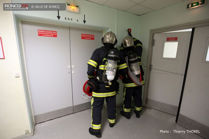 2014 - Exercice incendie college Eluard