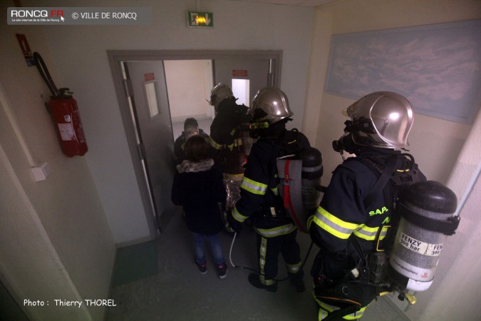 2014 - Exercice incendie college Eluard