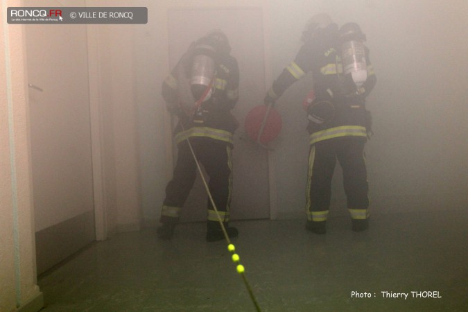 2014 - Exercice incendie college Eluard