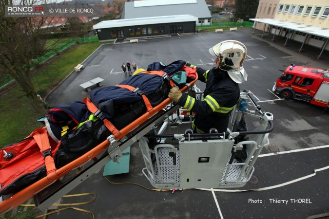 2014 - Exercice incendie college Eluard