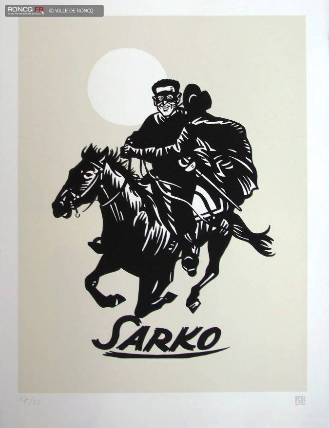 Sarko par Philippe Honoré 