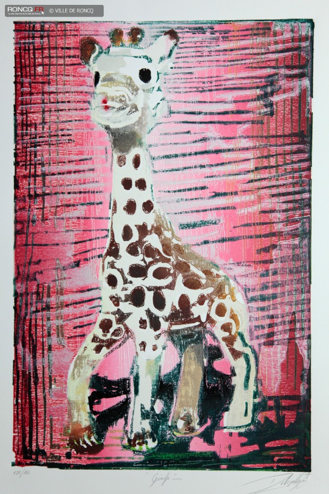 Girafe par David Deledalle
