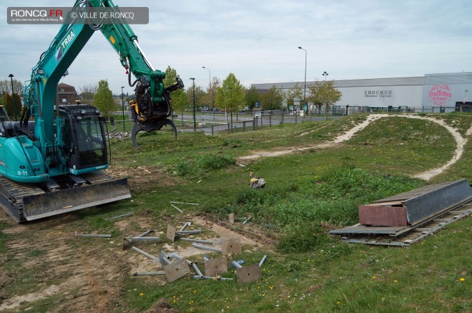 2017 - travaux skate park