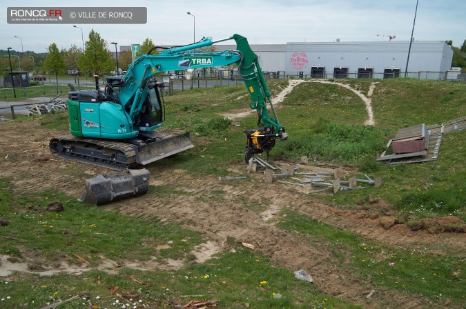 2017 - travaux skate park