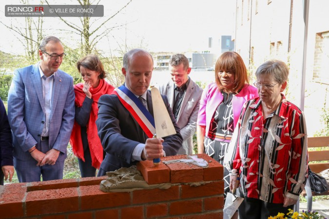 2018 - pose de la 1er pierre