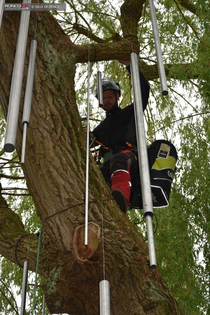 2019 - saule carillon installation