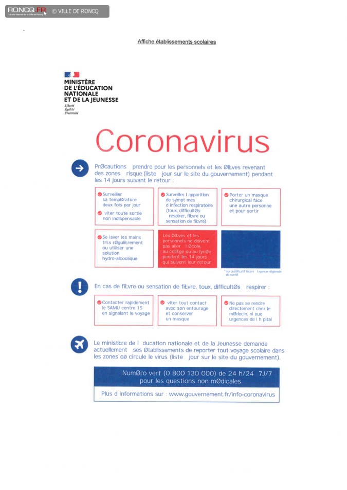2020 - coronavirus prefecture