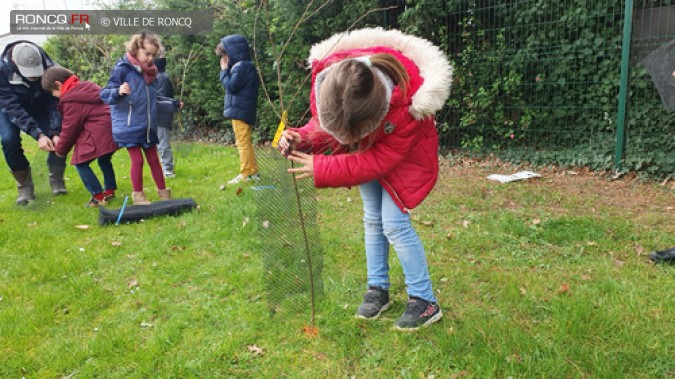 MINI FORET EN DEVENIR A L'ECOLE BREL 